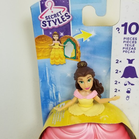 Fashion Surprise Princess 10 pcs ages 4+ Belle great as a cake toper - Picture 3 of 13
